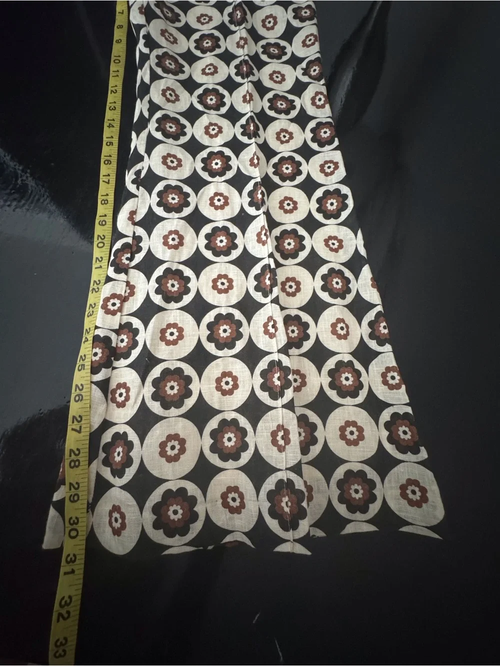 NWT DISSH Dixon Floral Linen Flare Pants - Picture 11 of 16